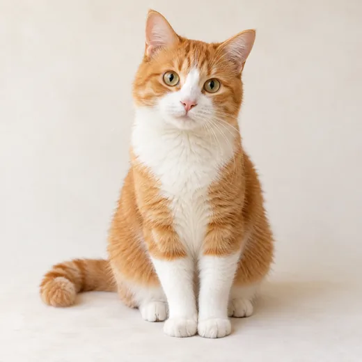 A photo of a ginger cat